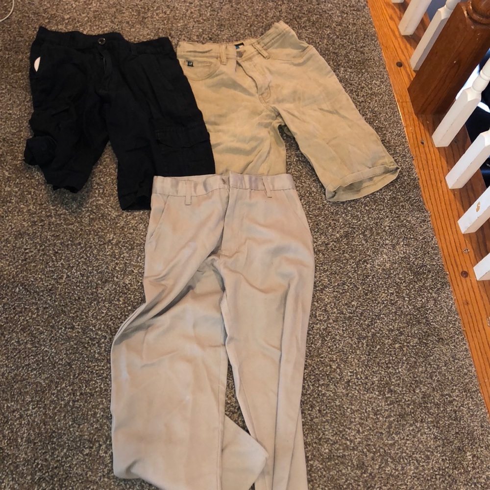 Boy’s bundle 2 shorts and a pant fairly used 10